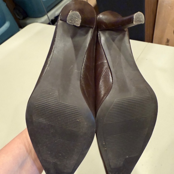 Brown Leather Heels - Picture 4 of 6